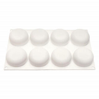 Форма силиконовая Круг 8 ячеек 68*68*26 мм, P.L. Proff Cuisine