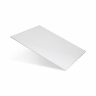 мки167 Доска разделочная 350х260х8 мм белая пластик